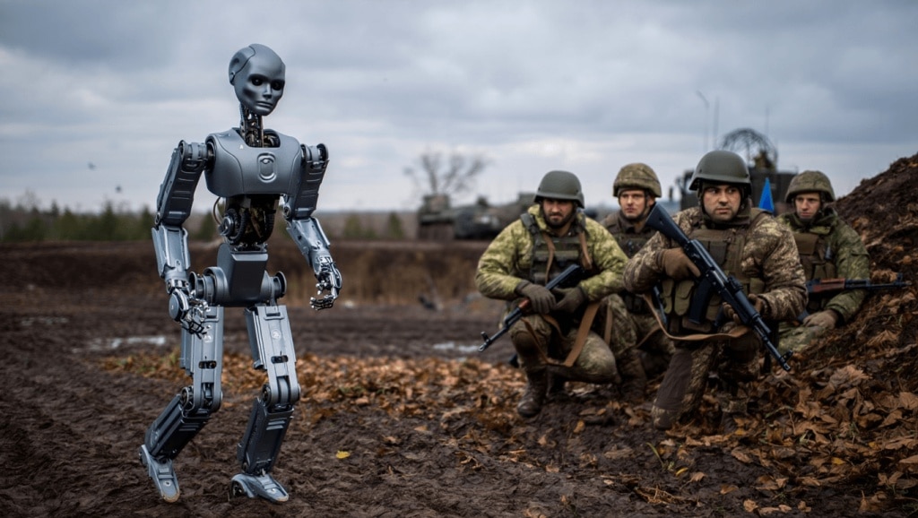 Des robots humanoïdes envoyés faire la guerre en Ukraine