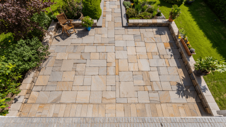 Dallage de terrasse Berrwiller : réalisation artisanale HOLDERVERT