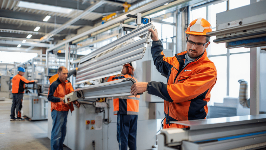 Visite fabricant volets roulants avec Soreba Guebwiller