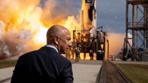 Bezos mis à l'épreuve par l'explosion de son lanceur: ses projets spatiaux menacés