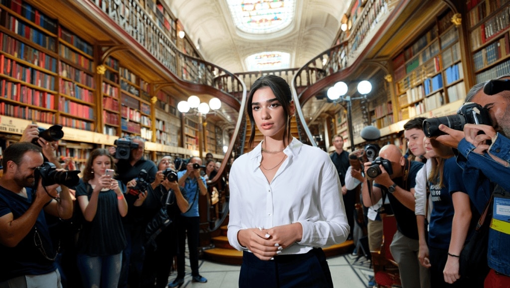 Dua Lipa dévoile Manifesto Library, bibliothèque immersive pour fans de musique et de lecture Après son « book club », Dua Lipa lance la « Manifesto Library », une bibliothèque un peu particulière