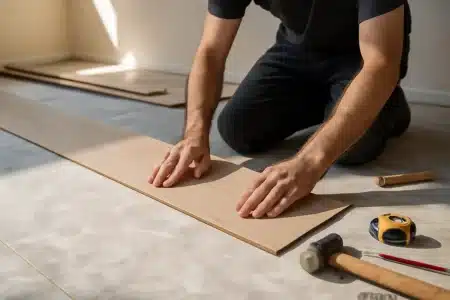 Revêtement de sol: confiez la pose à un pro pour gagner du temps et garantir la qualité