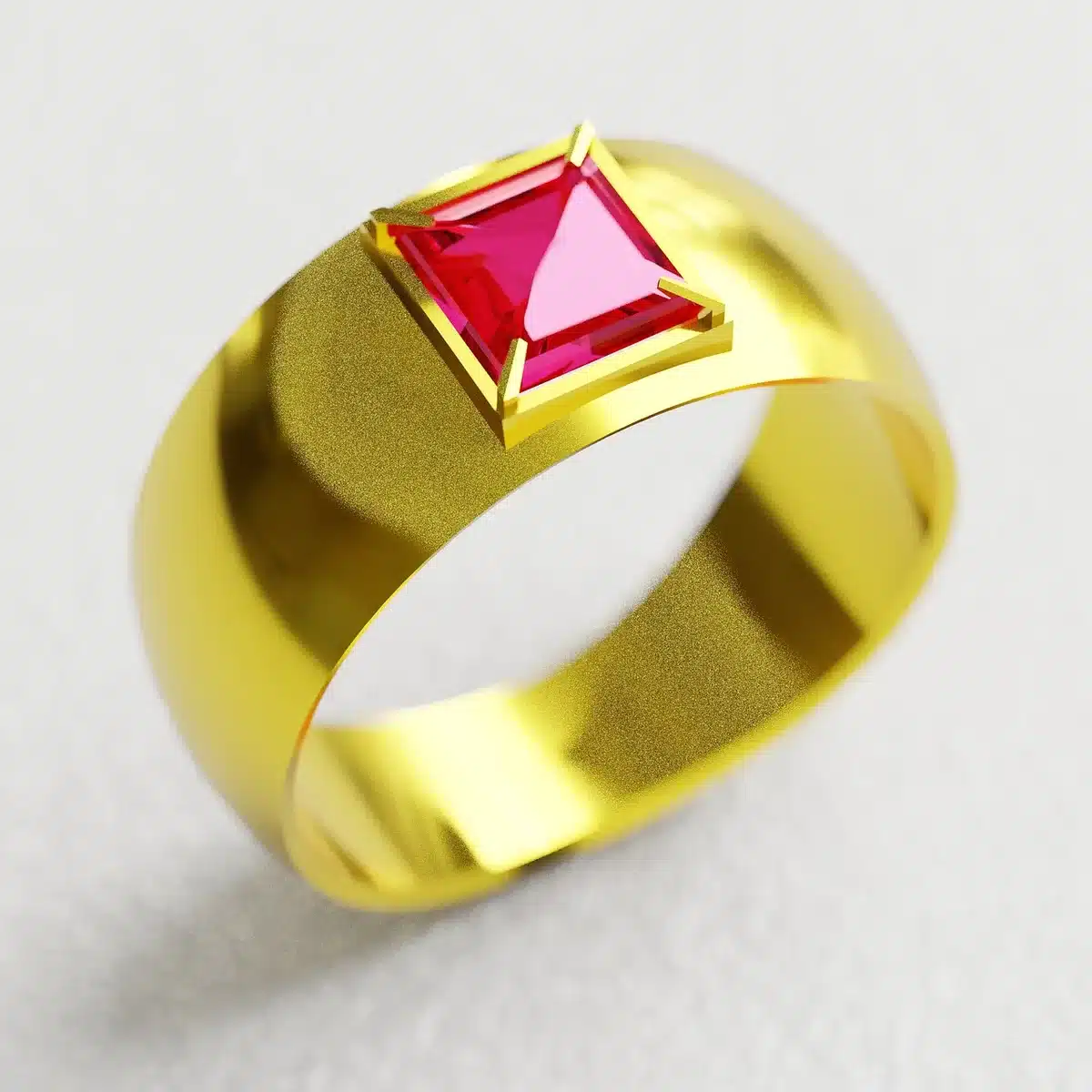 Atelier de joaillerie avec outils et pièce en cours