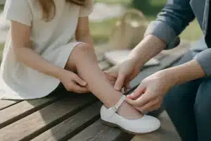 Chanel 1 500 € : Tiziri Digne et sa fillette lancent la chaussure phare de l'automne