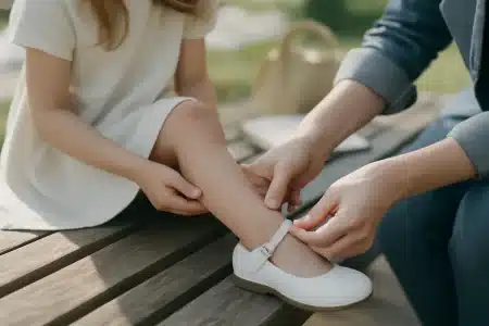 Chanel 1 500 € : Tiziri Digne et sa fillette lancent la chaussure phare de l'automne