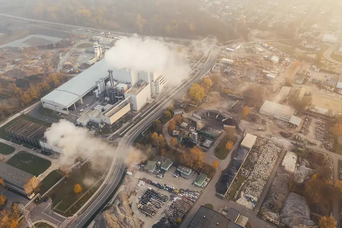Capteur de qualité de l'air en milieu urbain près de bâtiments